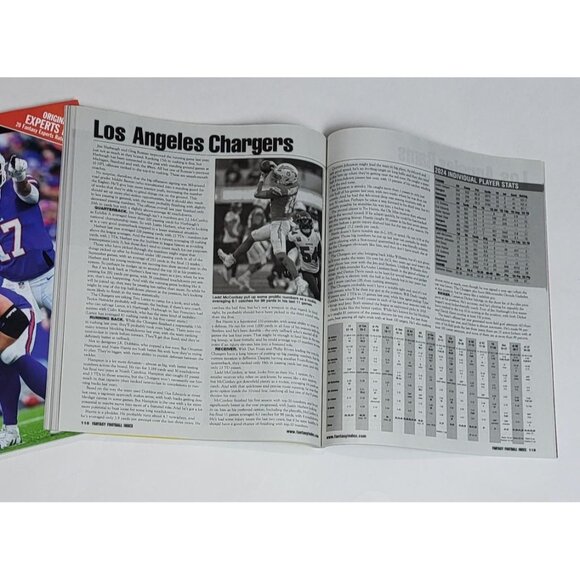 Fantasy Football Index 2025 Cheat Sheets Projections Magazine - Picture 6 of 7